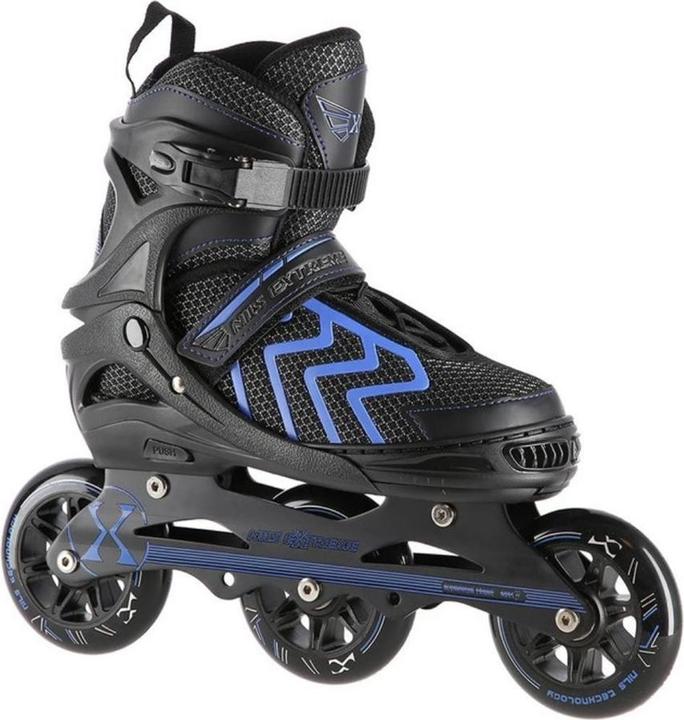 Nils NA19318 Schwarz-Blau GRÖSSE M (35-38) INLINE-SKATES EXTREME (37)