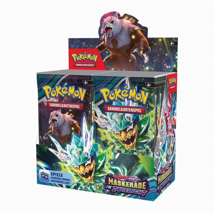 Actual product image Pokémon Twilight Masquerade (German, Booster display)