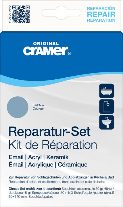 Image du produit Cramer Reparatur-Set bermudablau für Keramik, Email und Acryl (Bleu des Bermudes)
