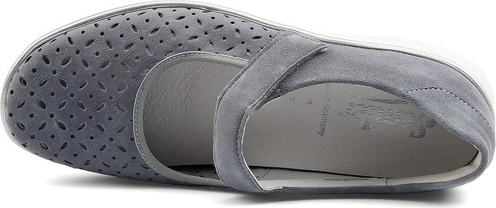 Actual product image Semler Ladies Slipper Sporty Comfortable blue (36)