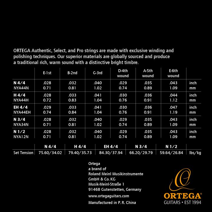 Immagine prodotto Ortega Corde di nylon per chitarra - 1/2 - normali (Chitarra)