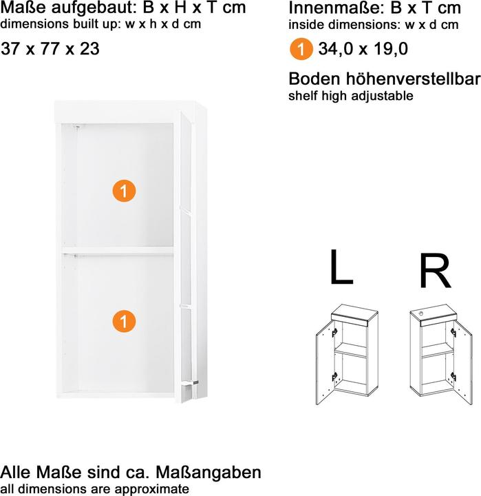 Produktbild Trendteam Amanda (37 x 23 x 77 cm)
