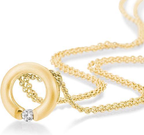 Image du produit Breuning PENDENTIF - BRILLE. 0,10 Ct. H/si (Or 750/18 K)
