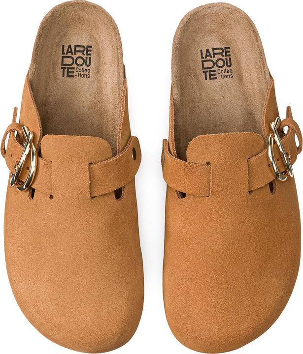 Produktbild La Redoute Collections Pantoletten aus Veloursleder (38)