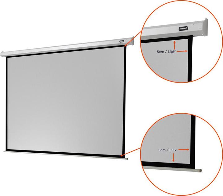 Produktbild Celexon Economy electric screen - Leinwand - Deckenmontage möglich, geeignet für Wandmon (132.68", 4:3)