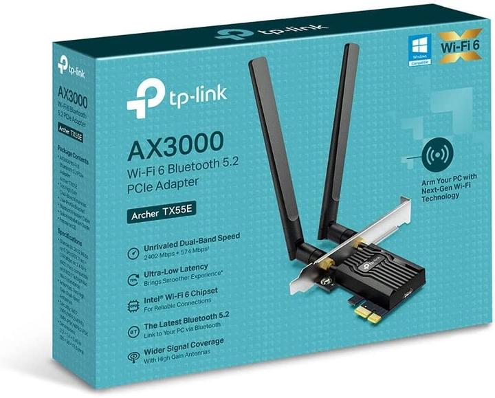 Actual product image TP-Link Archer TX55E (PCI-E x1, PCI-E x16)