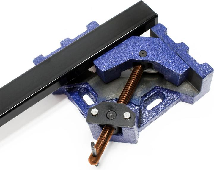 Image du produit Wiltec Etau d’angle Serrage Perçage 90° Étau serre joint à onglet Serrage angulaire (60 mm)