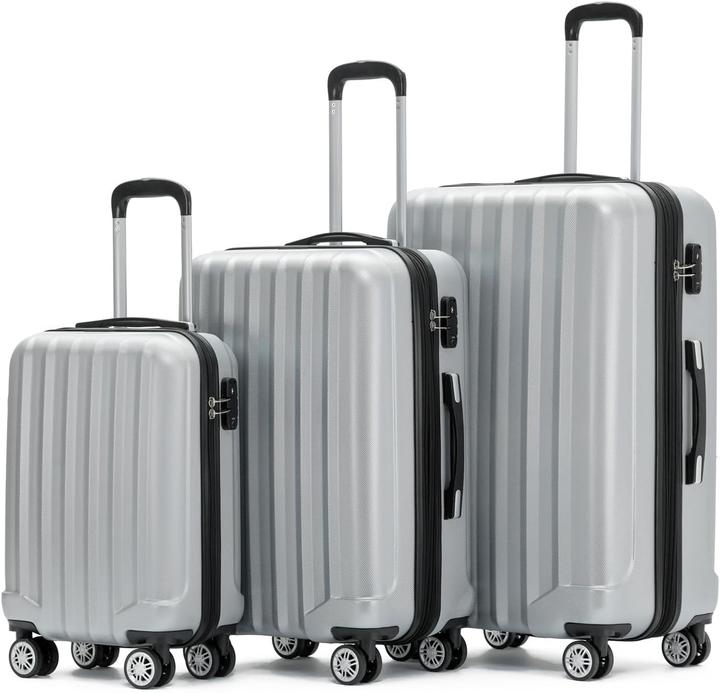 Image du produit Beibye 3-teiliges Reisekofferset 2080 (Bagage à main (jusqu'à 50l), M (50 - 90l), L (90 - 115l))