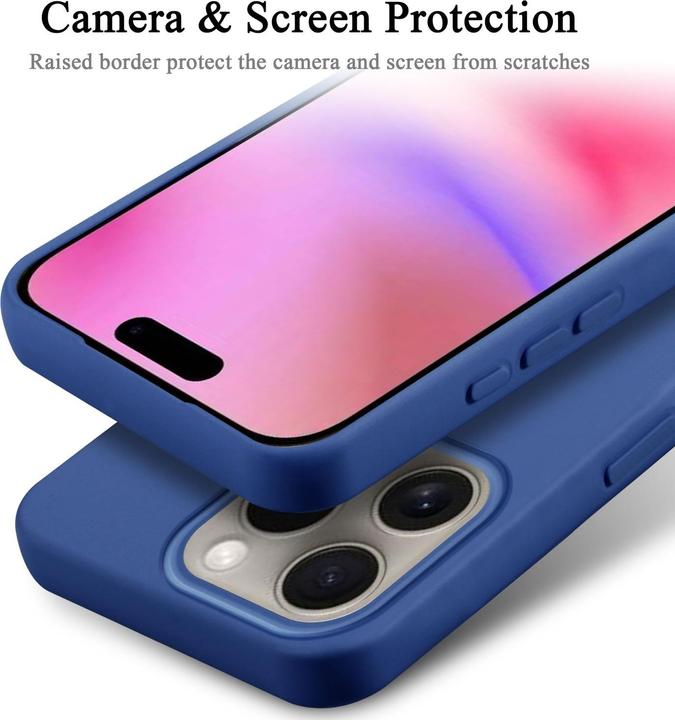 Produktbild Cadorabo Hülle für iPhone 16 PRO MAX TPU im Liquid Schutz Design (Apple iPhone 16 Pro Max)