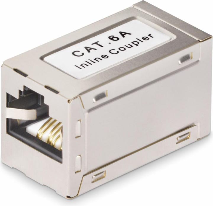 StarTech com Shielded RJ45 Coupler, Inline Cat6a Coupler, Female to Female (F/F) T568B Pinout, Shiel (Network coupling)