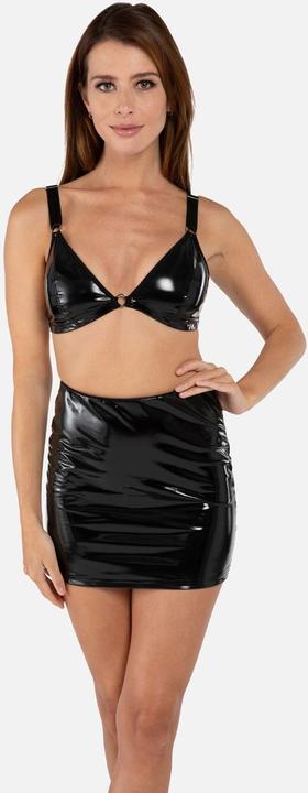 Actual product image Christine Le Duc Mini Skirt Black Love - black (L)