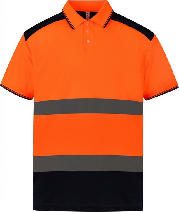 Produktbild Yoko Zweifarbiges Poloshirt mit hoher Sichtbarkeit (L)
