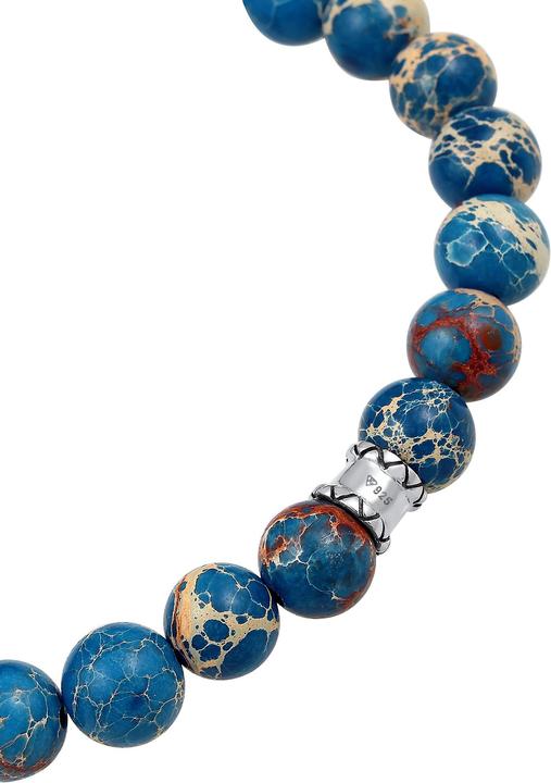 Produktbild Kuzzoi Edelsteinarmband, Totenkopf (21 cm, Plastik, 925er Sterling Silber, Achat)