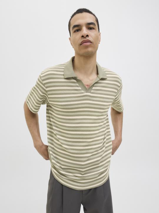 Produktbild Jack & Jones Gestreift Fly-Away Kragen Poloshirt Poloshirt (XL)