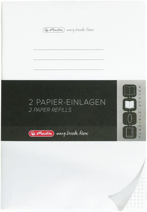 Herlitz Notepad A5, squared, 2x40 sheets (A5, Checked, Soft cover)
