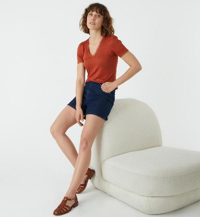 Immagine prodotto La Redoute Collections Sandali in pelle con tacco piatto (41)