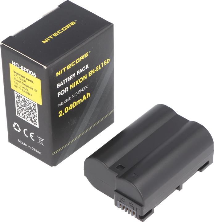 Produktbild Nitecore EN-EL15bKamera Akku für Nikon (Akku)