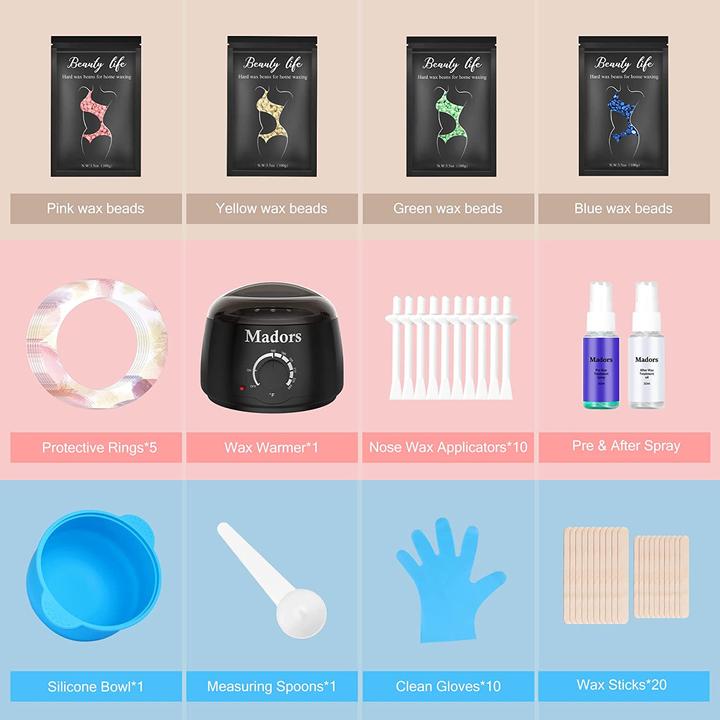 Actual product image Madors Hair removal waxing set (55 x)