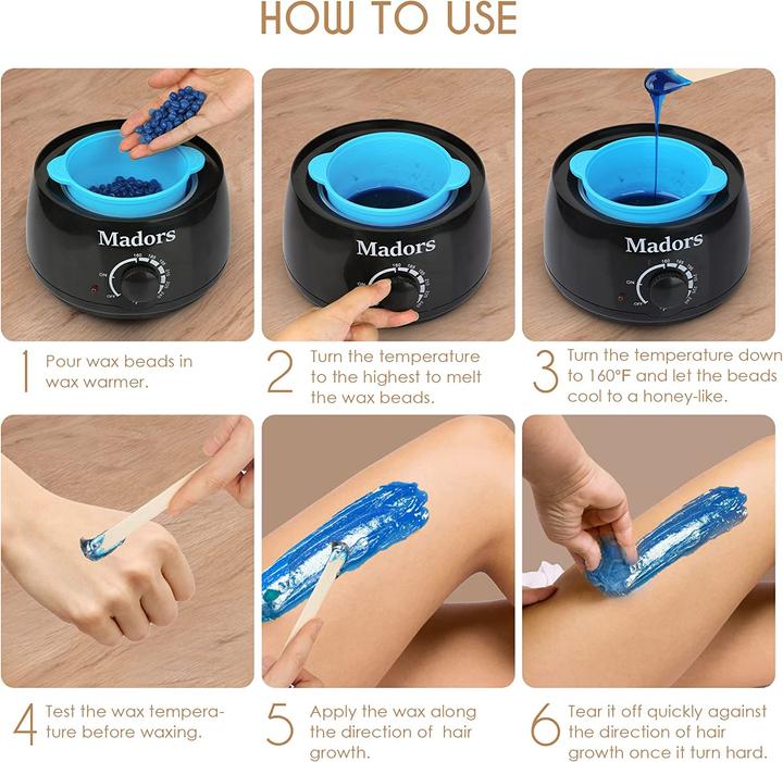 Actual product image Madors Hair removal waxing set (55 x)