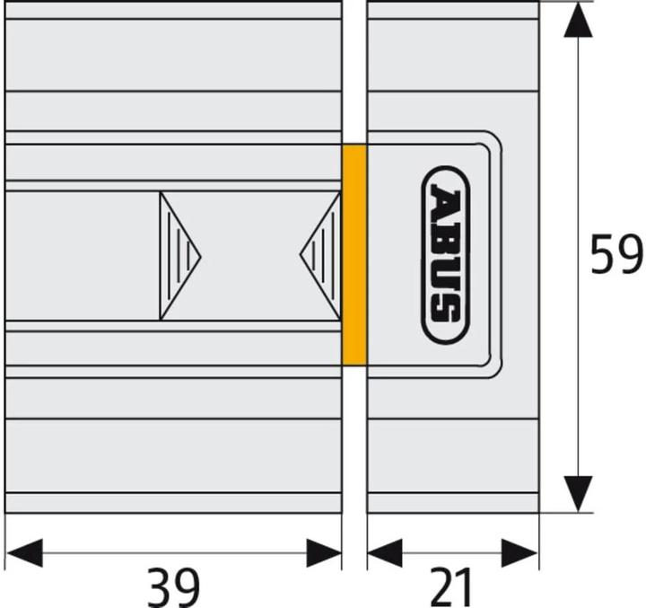 Image du produit Abus SR30 W CL/DFNLI