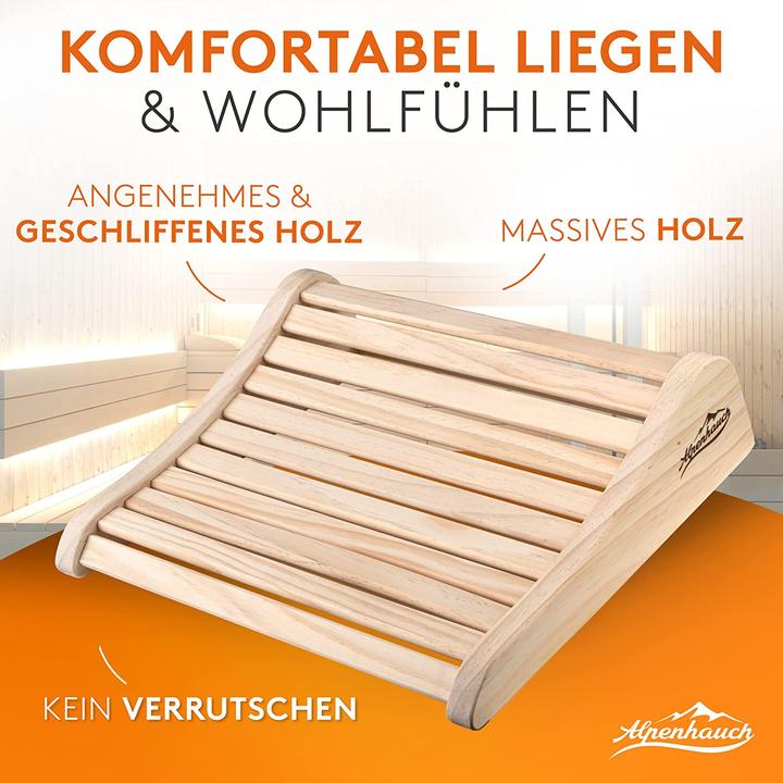 Immagine prodotto Alpenhauch Poggiatesta sauna 2