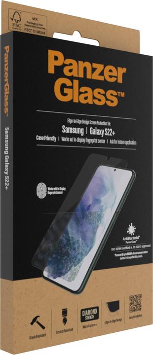 Productafbeelding PanzerGlass Geval Vriendelijk (1 Stuk, Samsung Galaxy S22+)