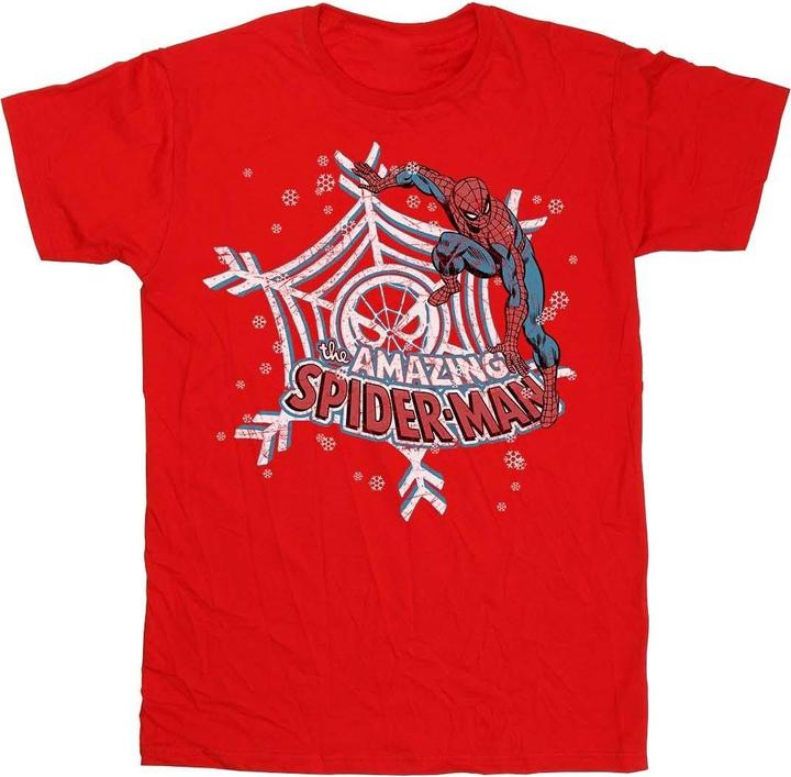 Produktbild SpiderMan Christmas TShirt Jungen (140, 146)
