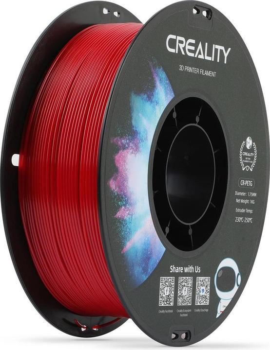 Immagine prodotto Creality Filamento (PETG, 1.75 mm, 1000 g, Rosso)