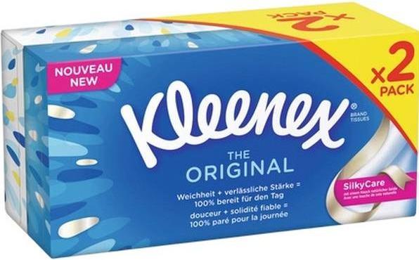 Kleenex ORIGINAL Kosmetiktücher Box Duo 24 x 72 Stk
