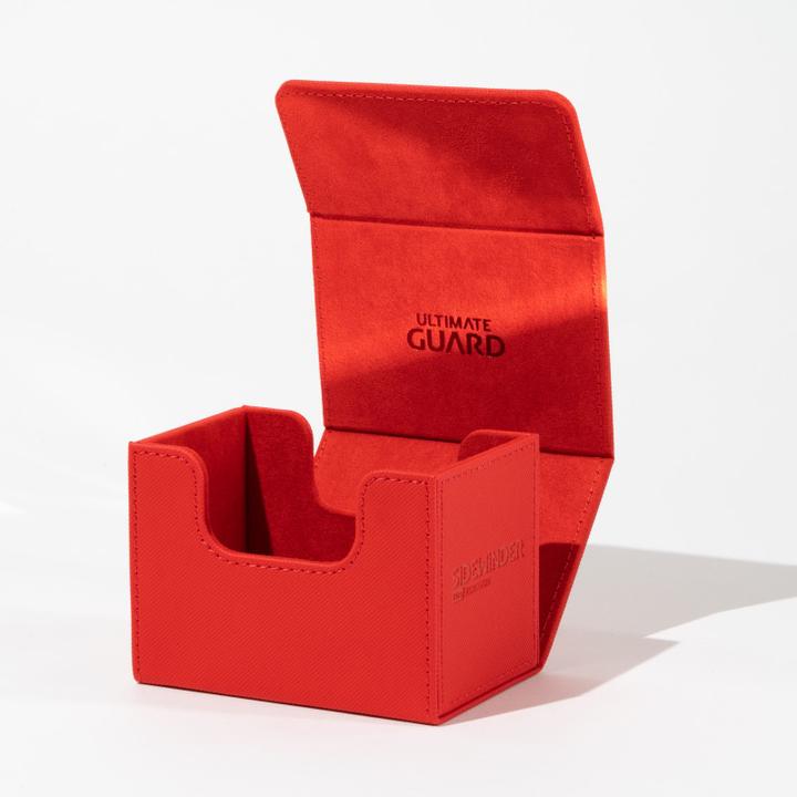 Image du produit Ultimate Guard Boîte à cartes XenoSkin Sidewinder Monocolor 80+ rouge
