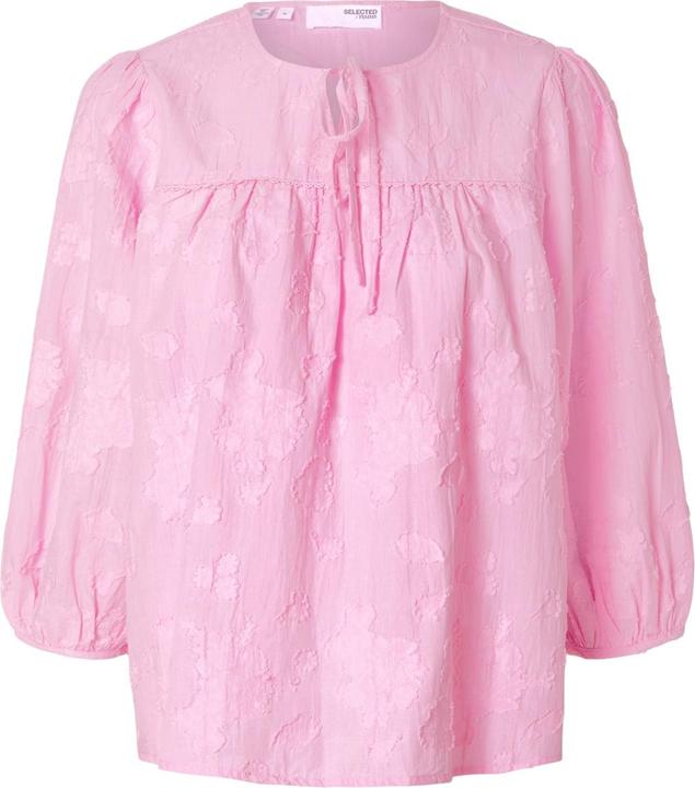 Image du produit Selected Femme Blouse texturée à manches 3/4 (38)
