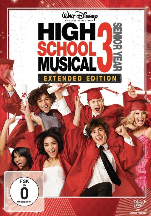 Actual product image High School Musical 3 (DVD, 2008, English, Italian, German)