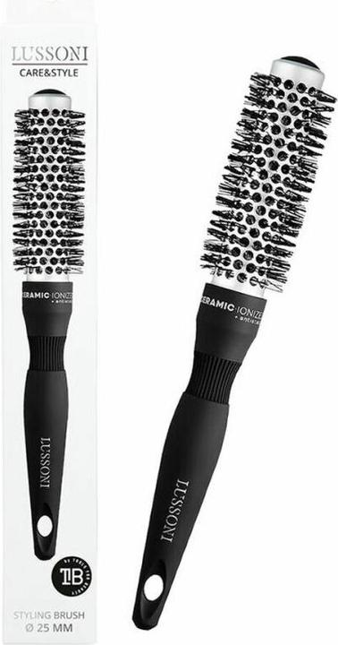 Produktbild Lussoni Hr Brush C&S Round Silver Styling 25mm