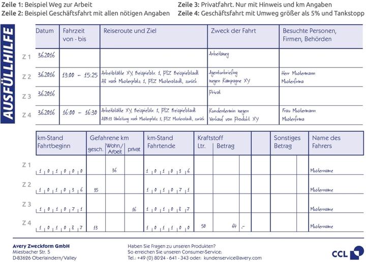 Valori nutrizionali e ingredienti Avery Diario di bordo (40 x)