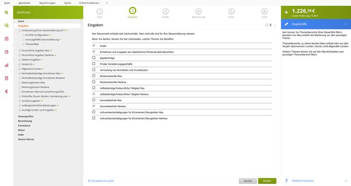 Produktbild Lexware QuickSteuer 2023 1 license(s) (1 User, 12 Monate)