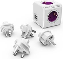 Immagine prodotto Allocacoc ReWirable USB incl. spina da viaggio Set incl. 1 m di cavo (5 x, USB-A, 1 m)