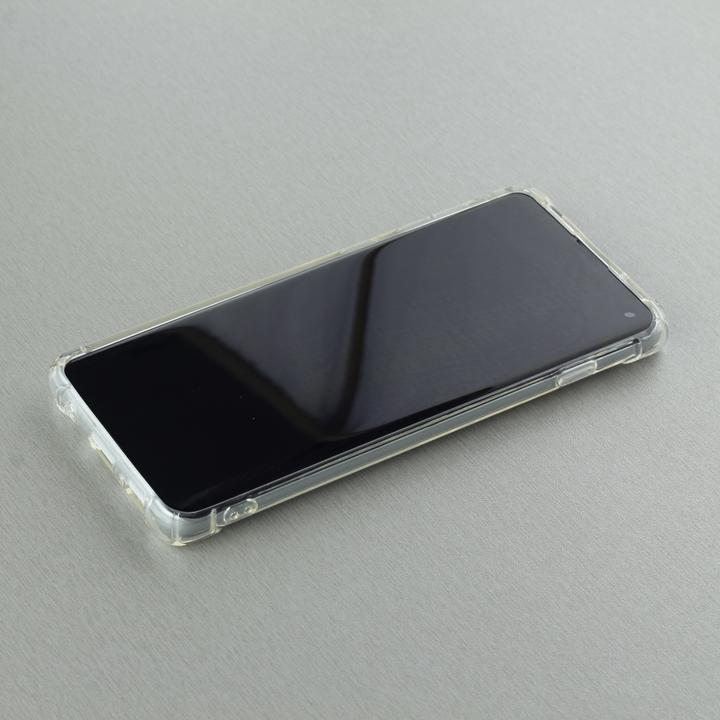 Produktbild PhoneLook Hülle Gummi Gel Bumper mit extra Schutz für Ecken Antischock (Samsung Galaxy S10+)