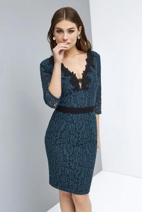 Image du produit Little Mistress - Robe en dentelle appliquée - Femme (42 E)