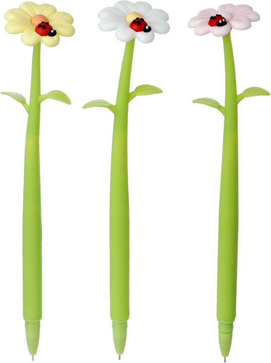 Actual product image Puckator Botanical Gardens Ladybird Flower Fine Tip Ballpoint Pen Pen