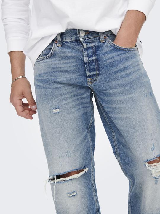 Produktbild Only & Sons ONSEDGE HELLBLAUE Loose Fit Jeans (W31/L34)