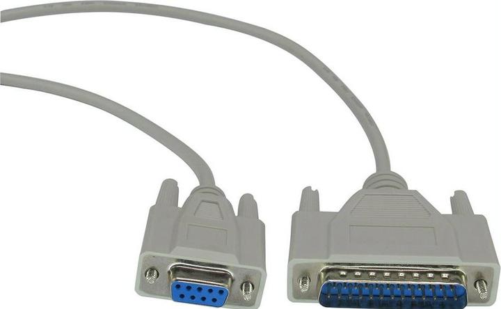 Immagine prodotto RND Electronics Cavo seriale D-SUB 9 pin femmina - D-SUB 25 pin maschio 1,8 m Grigio (0.23 m)