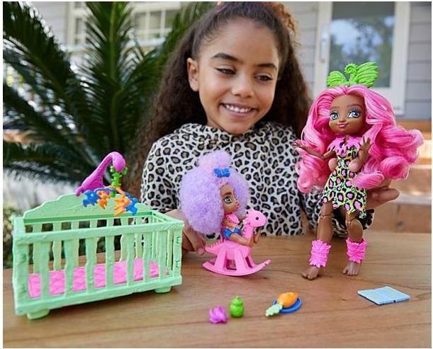 Image du produit Cave Club Coffret Baby Sitting Fernessa - Mini-poupée - 4 ans et +