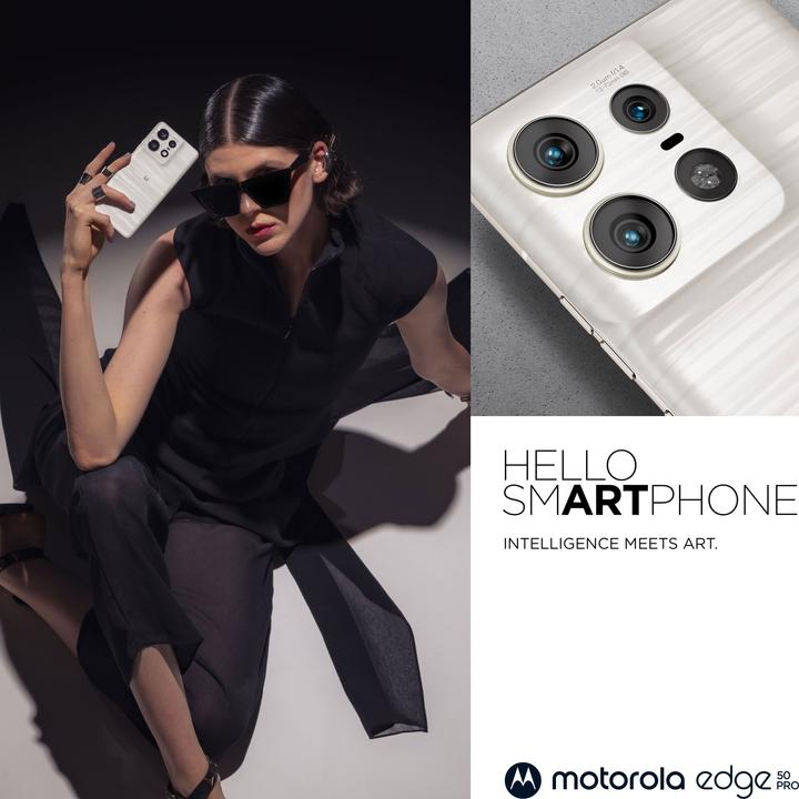 Produktbild Motorola Edge 50 Pro (512 GB, Moonlight Pearl, 6.67", Dual SIM, 50 Mpx, 5G)