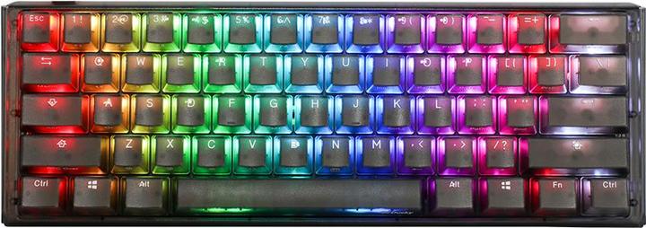 Productafbeelding Ducky One 3 Aura Black Mini Gaming Keyboard, RGB LED - MX-Speed-Silver (NL, Bedraad)