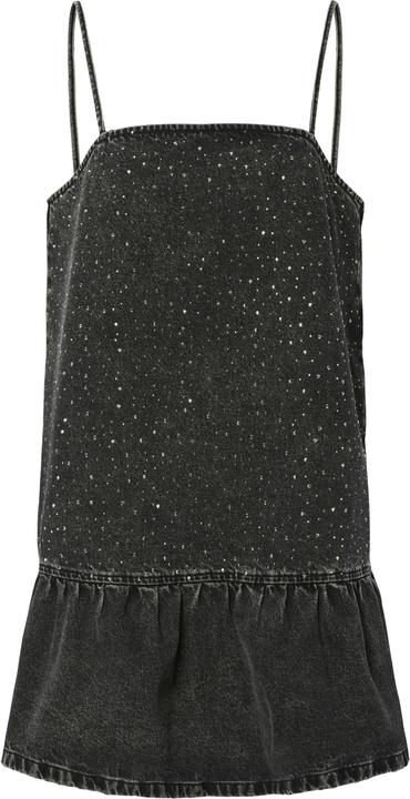Pieces PCNOEL STRASS Jeanskleid