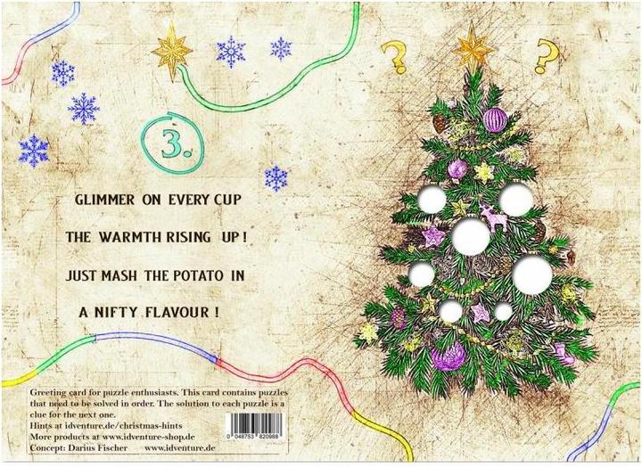Immagine prodotto iDventure IDV-ESC01-EN - Biglietto d'auguri "Buon Natale" - Fuga (EN) (Inglese)