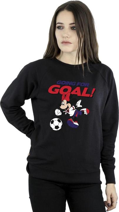Actual product image Disney Womens/Ladies Minnie Mouse Going For Goal Sweatshirt (S)