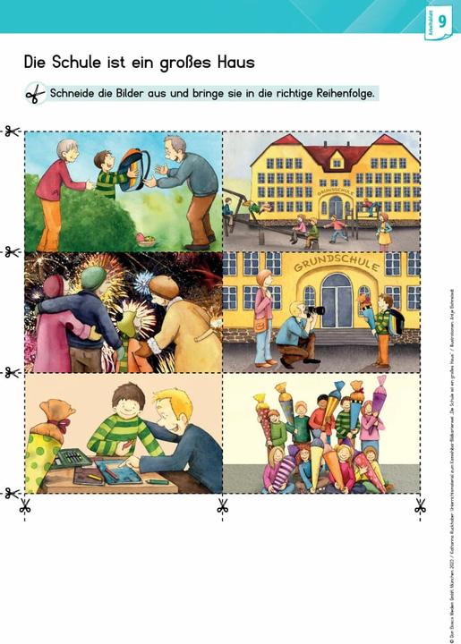 Immagine prodotto Grundschule Anfangsunterricht. Unterrichtsmaterial zum Kamishibai-Bildkartenset: Die Schule ist (Tedesco, Katharina Ruckhaber, 2023)