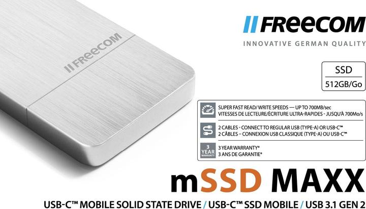 Image du produit Freecom EXT MSSD512GB MAXX (512 Go)