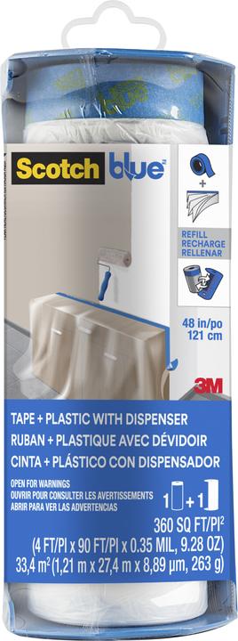Actual product image Scotch Abroller ScotchBlue 2093 1210 mm x 27.4 m, Transparent (1210 mm)